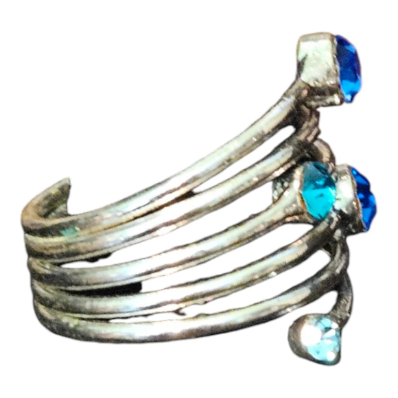 Women's Silvertone Birthstone Ring Size 7 - Picture 9 of 11